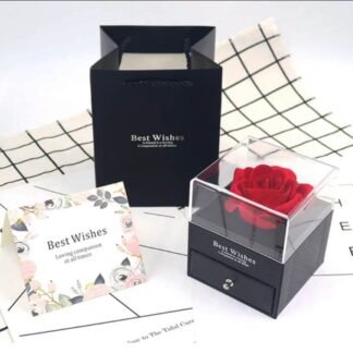 Joyero con Rosa Eterna