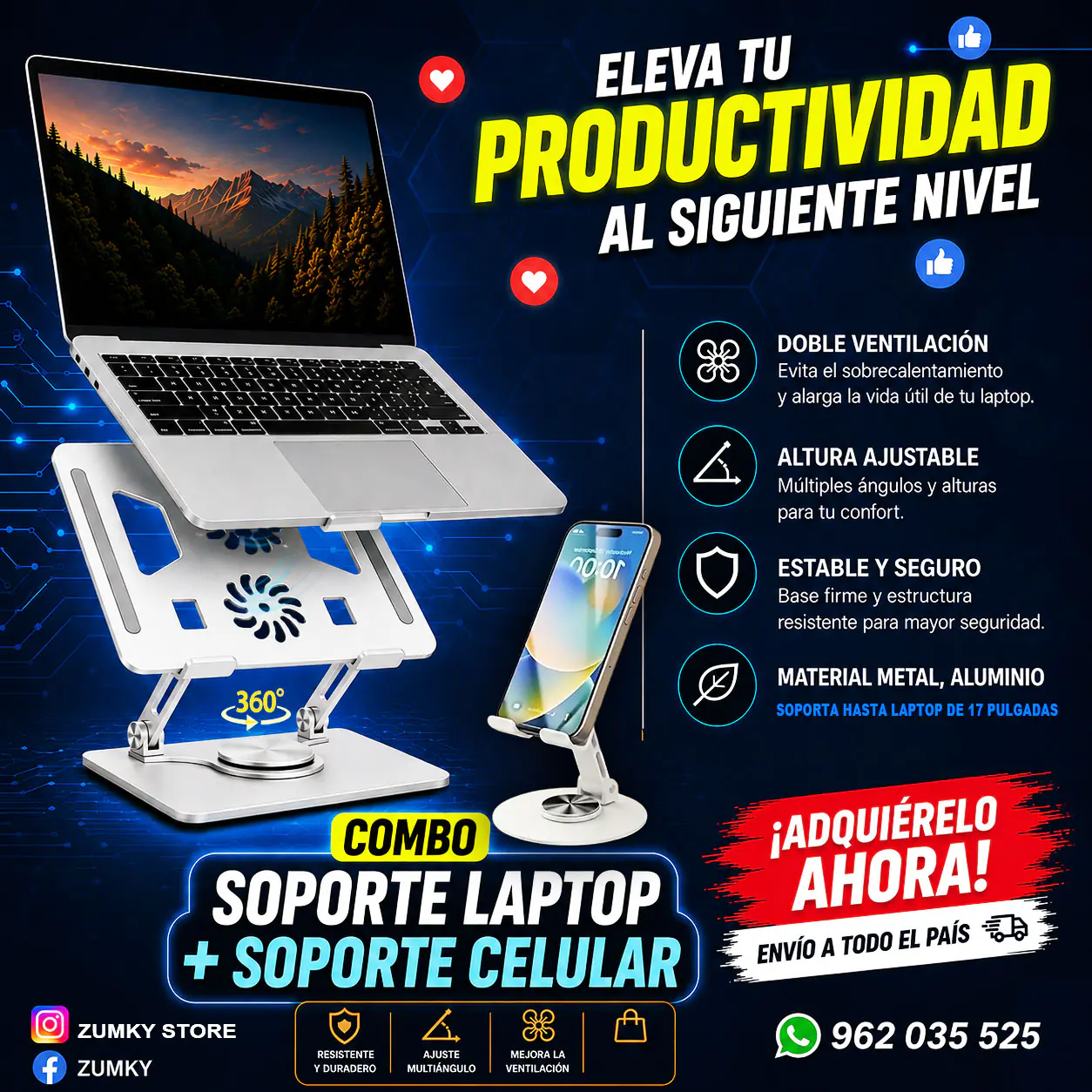 SOPORTE LAPTOP